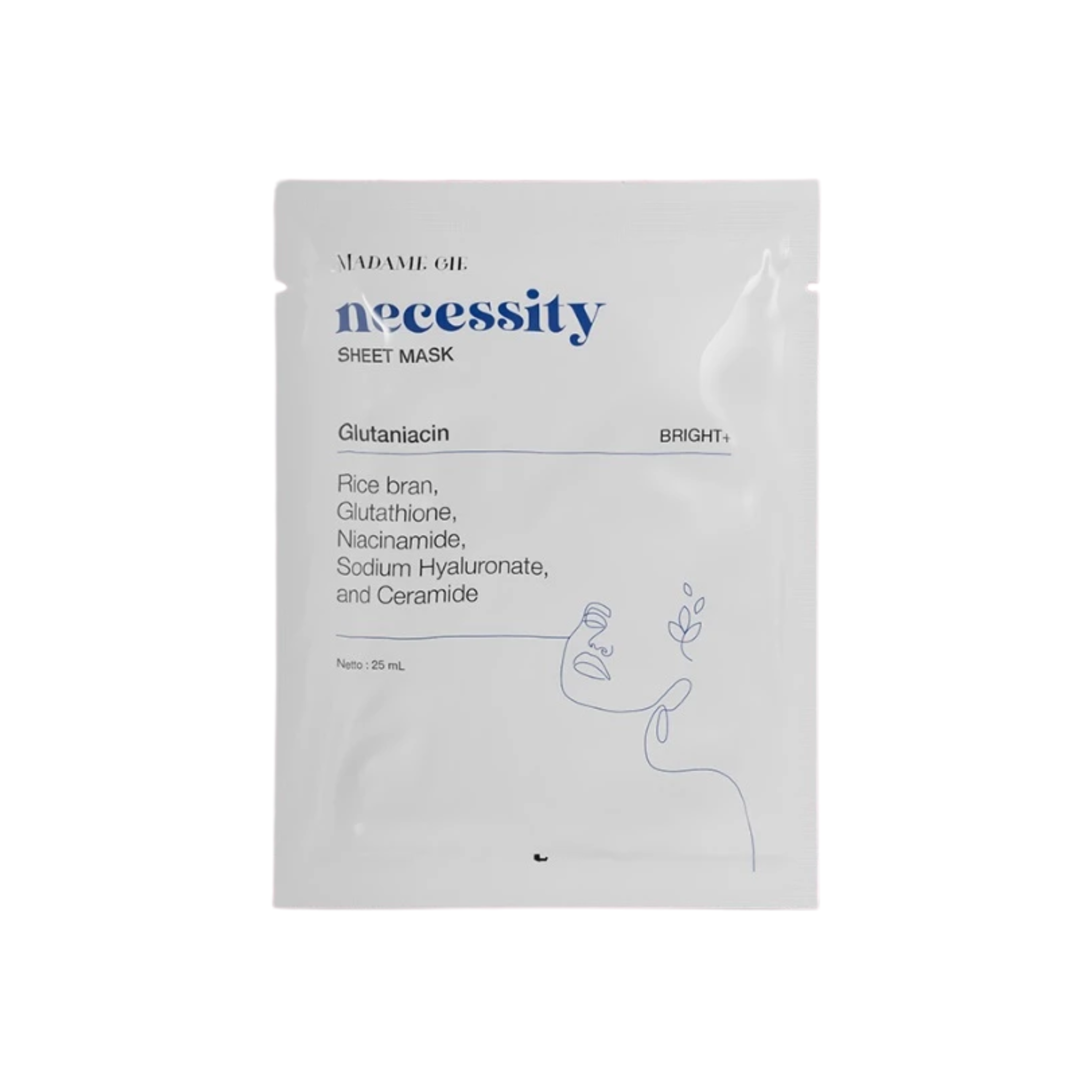 Madame Gie ｜ Necessity Sheet Mask Glutaniacin Bright+