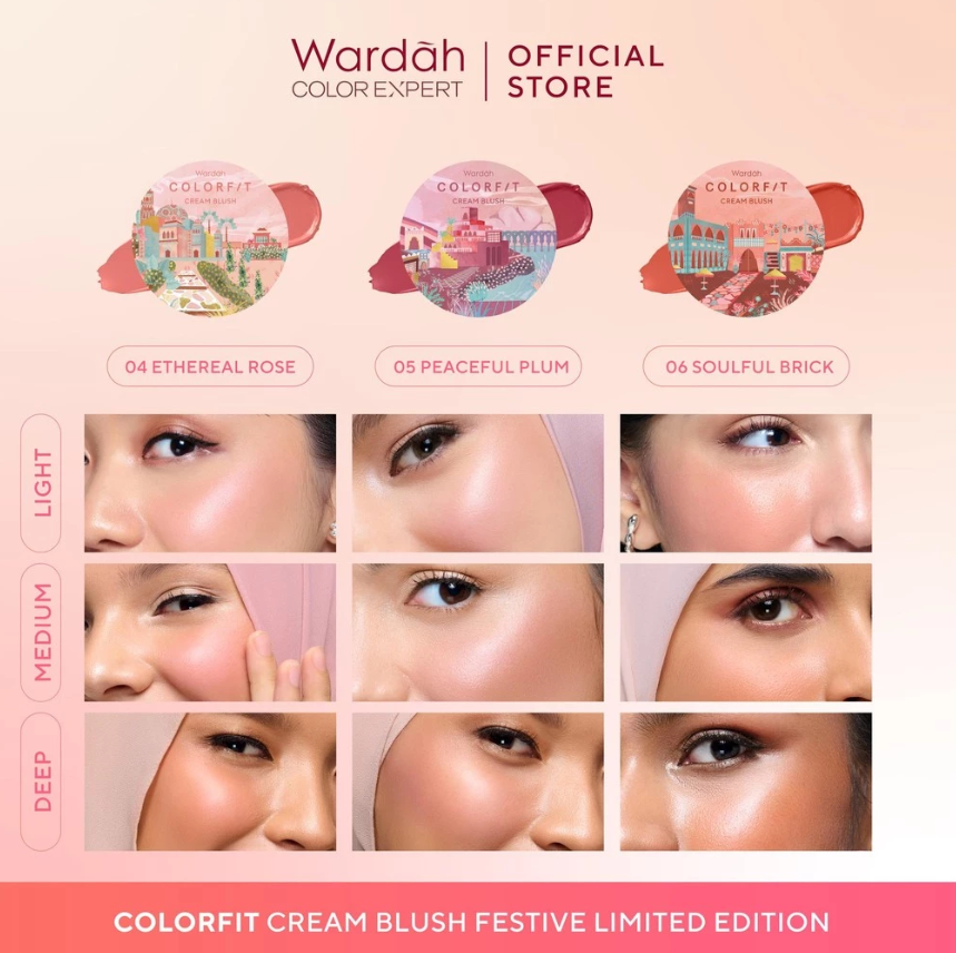 Paragon Technology and Innovation Wardah Colorfit Cream Blush Merry Mauve