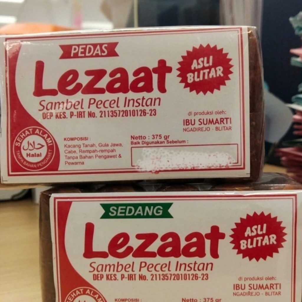  Lezaat Sambel Pecel Instan 
