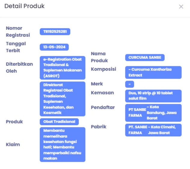 Sanbe Farma Curcuma Sanbe®