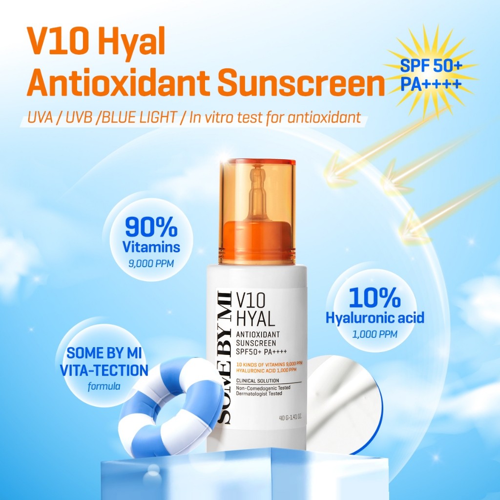 Perennbell SOME BY MI V10 Hyal Antioxidant Sunscreen SPF 50+ PA++++