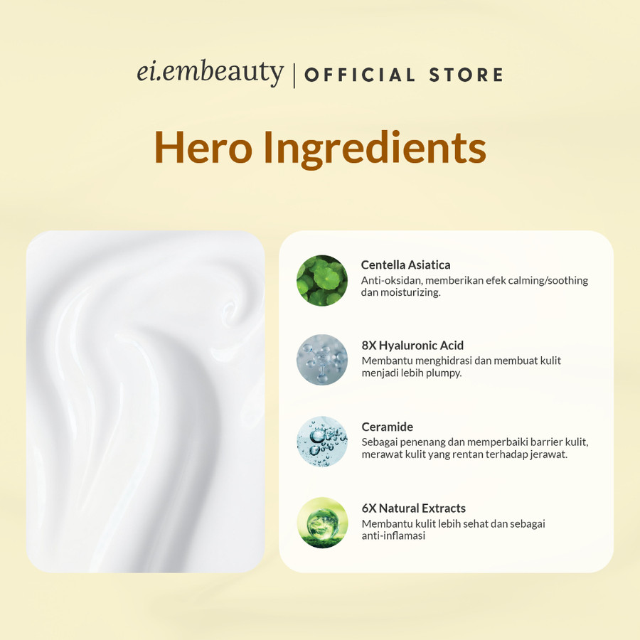 Cantik Alami Sehat EI.EM Beauty Natural Hybrid Sunscreen SPF 50 PA++++