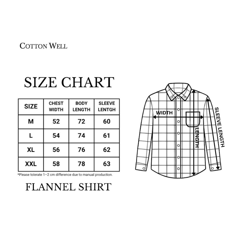 Cotton Well Long Sleeve Flannel Shirt Collection Midnight Blue 2