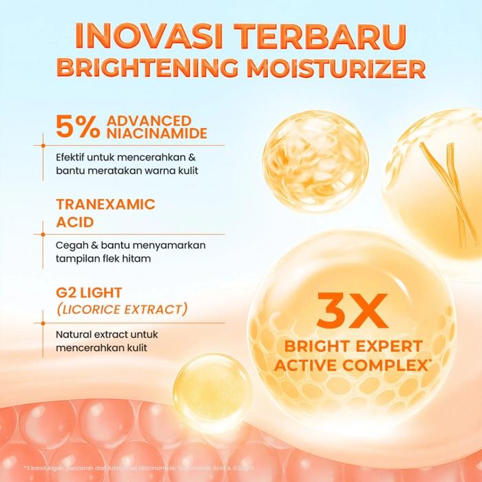 Eka Jaya Internasional Hanasui 10X Active Complex Bright Expert + Tranexamic Acid Moisturizer Gel