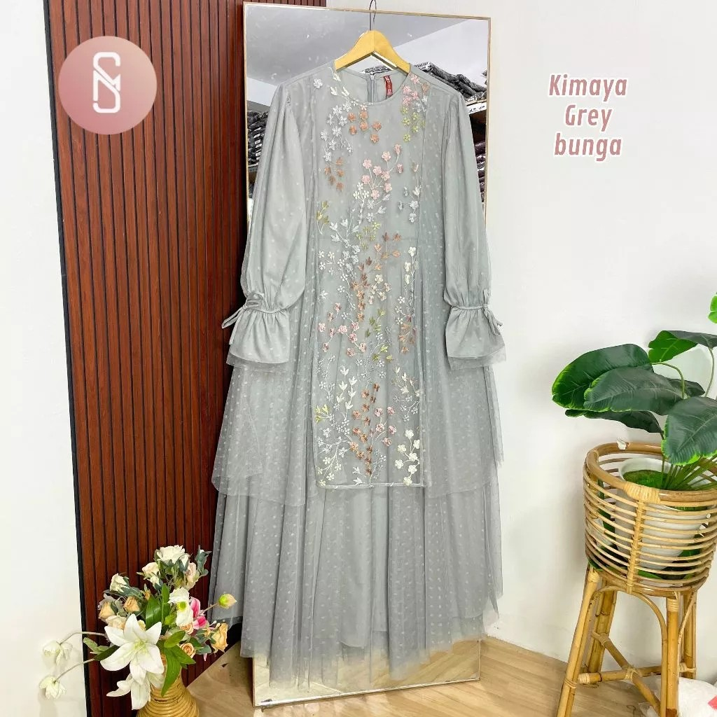  Myshawl Kimaya Gamis Brukat Jumbo 