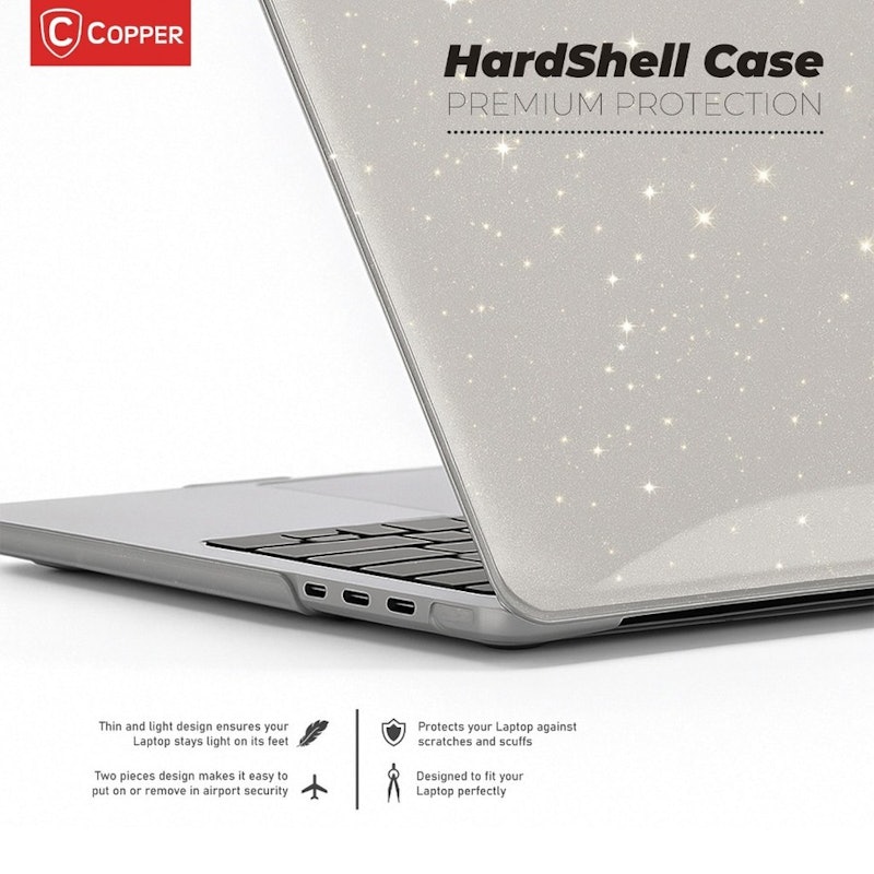 Copper Hard Shell Glitter Case 3
