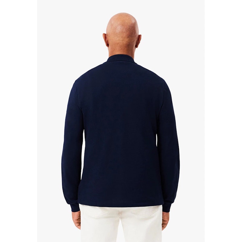 Lacoste Classic Fit Long Sleeved Polo Shirt Blue 2