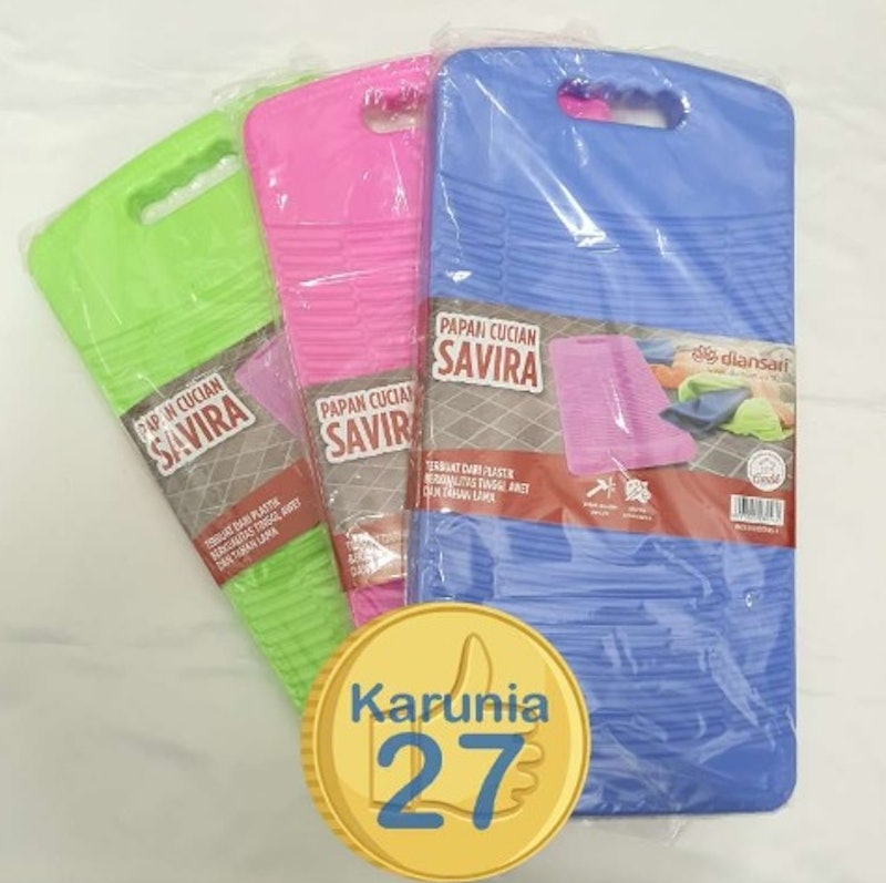 Papan Cuci Baju Gilesan Plastik Merk Savira 3