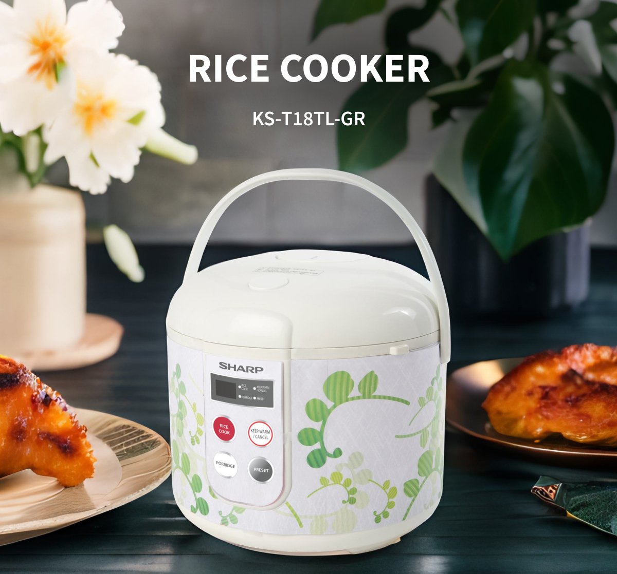 1,8 Liter Touch Panel Rice Cooker 4