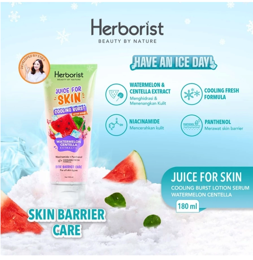 Juice For Skin Cooling Burst Lotion Serum Watermelon Centella Extract 2