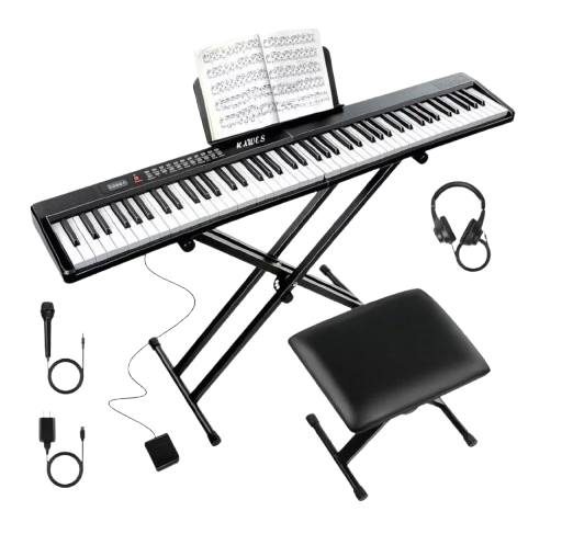 KAWES 88 Keys Foldable Piano 1
