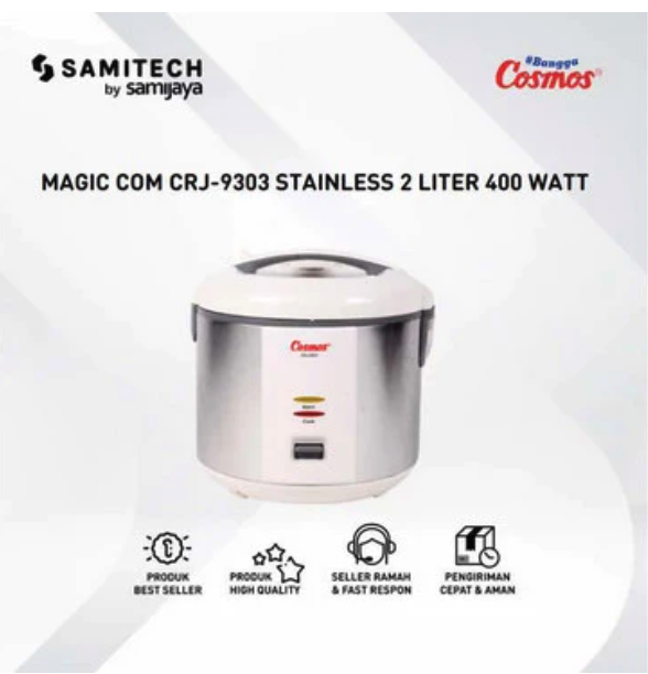 Star Cosmos Rice Cooker 2 L CRJ-9303