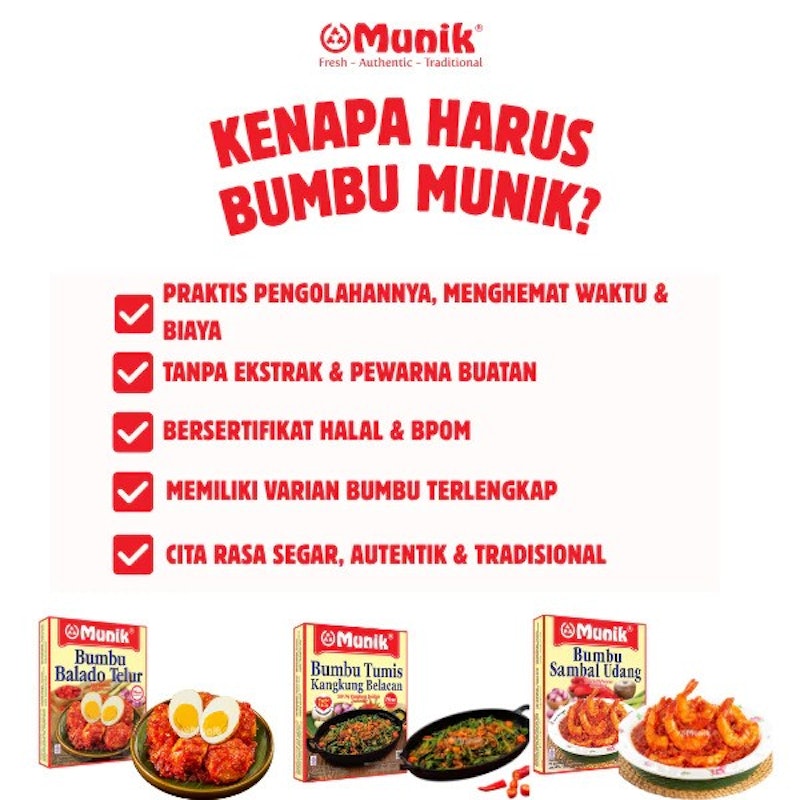 Munik® Bumbu Ayam Goreng 3