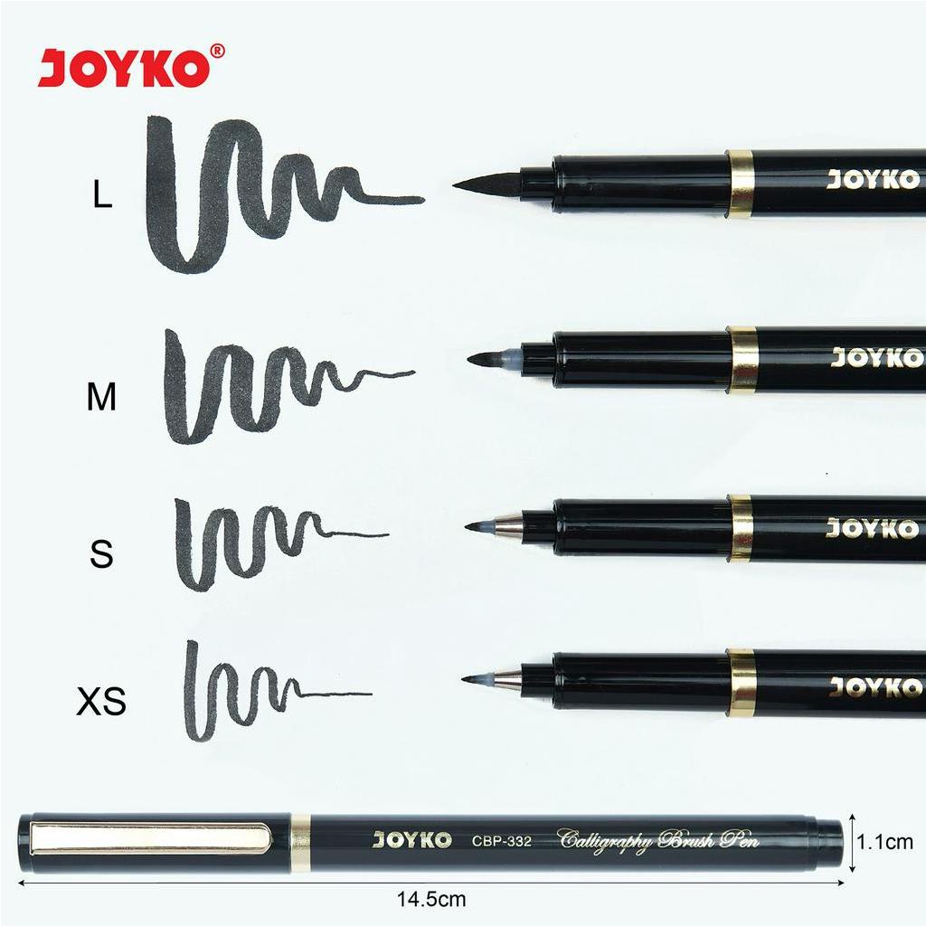 JOYKO Calligraphy Brush Pen CBP-332-4