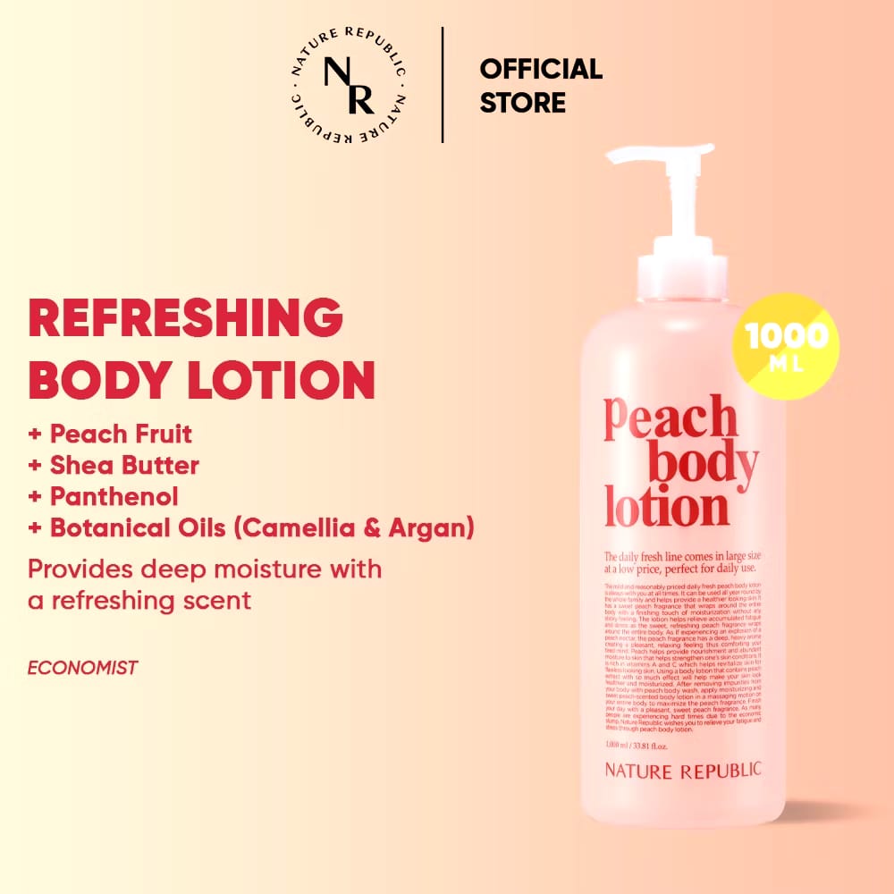 Nature Republic Nature Republic Peach Body Lotion