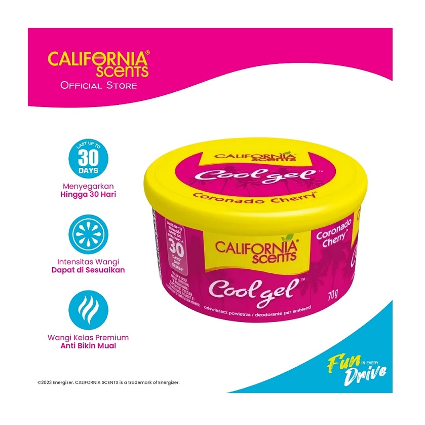Energizer Holdings California Scents Cool Gel Coronado Cherry