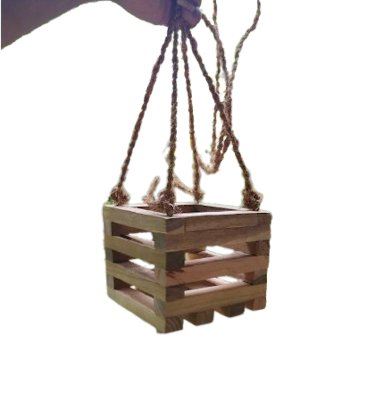 Pot Kayu Gantung 1