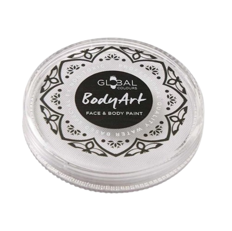 Global Colours BodyArt Face & Body Paint Neon White 1