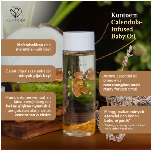 Calendula-Infused Baby Oil 3