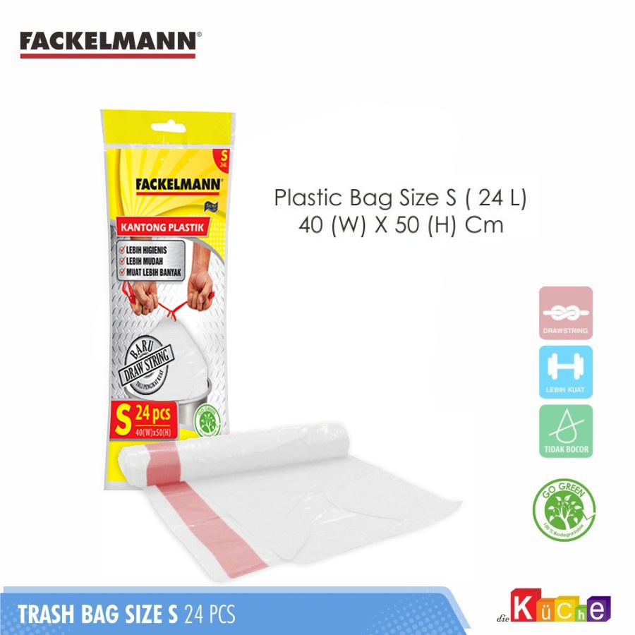 Fackelmann  Plastik Sampah Ukuran Kecil