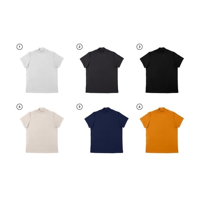 Teeson & Dotters High Neck T-Shirt Ladies