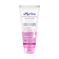 Marina Expert White & Glow Moisturizing Gel for Face & Body – Bright Booster