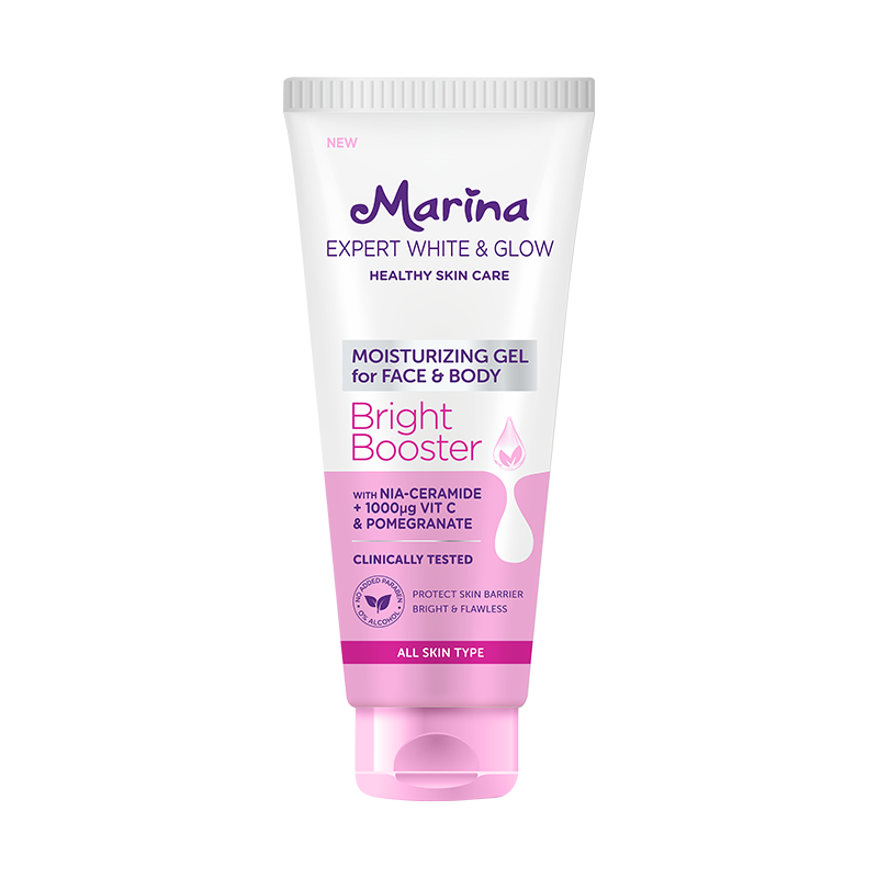 Marina Expert White & Glow Moisturizing Gel for Face & Body – Bright Booster 1