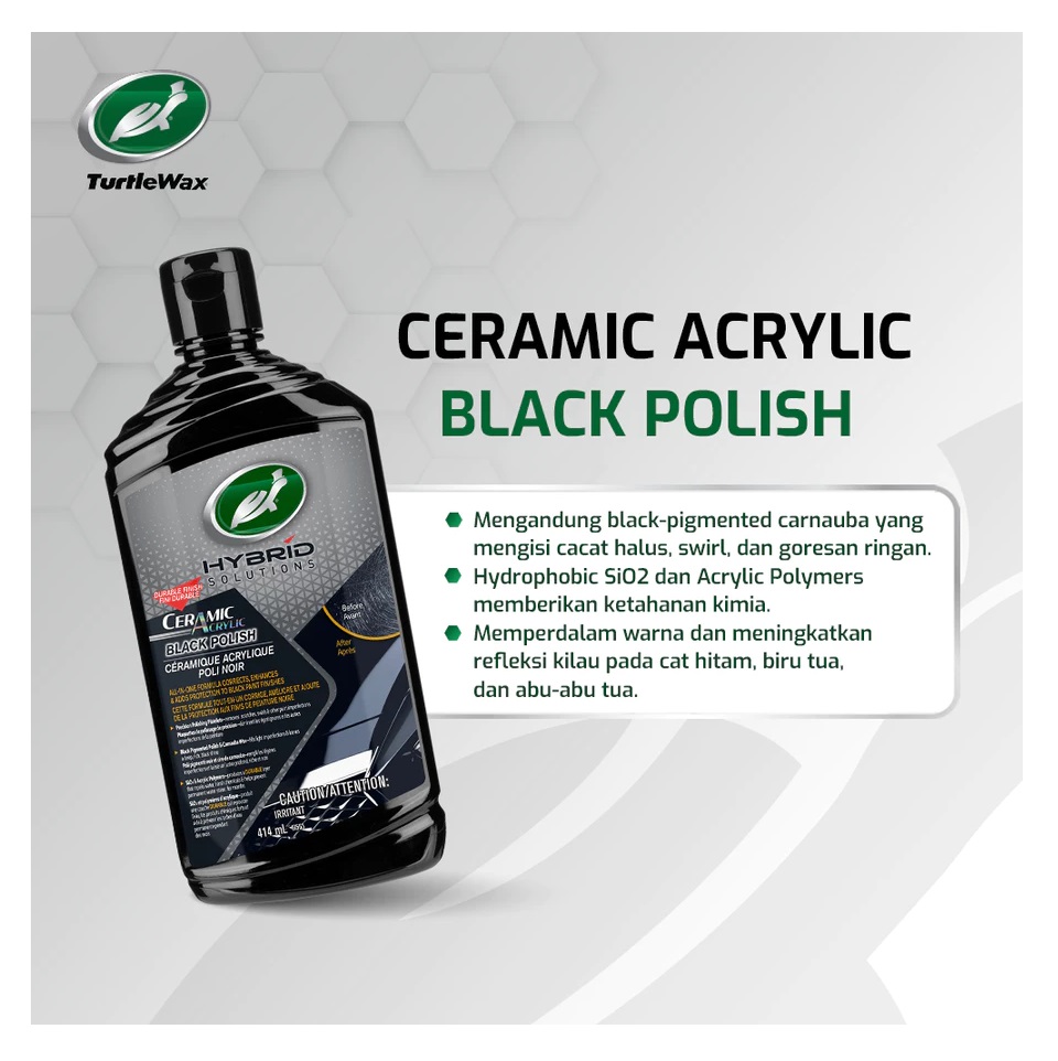 Turtle Wax Hybrid Solutions Ceramic Acrylic Black Polish