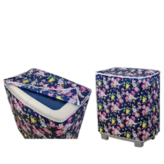 Cover Mesin Cuci Dua Tabung Berbahan Satin
