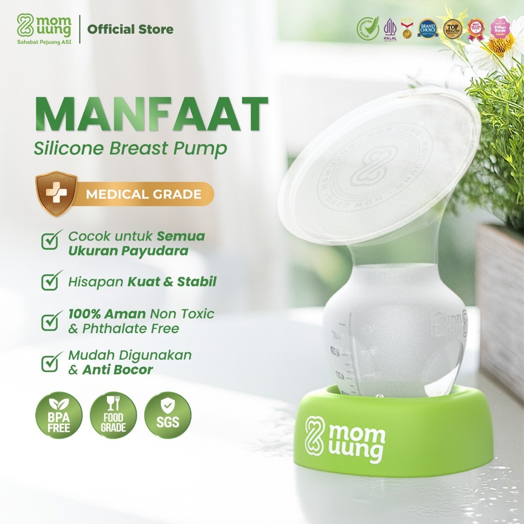 Mom Uung Silicone Breast Pump