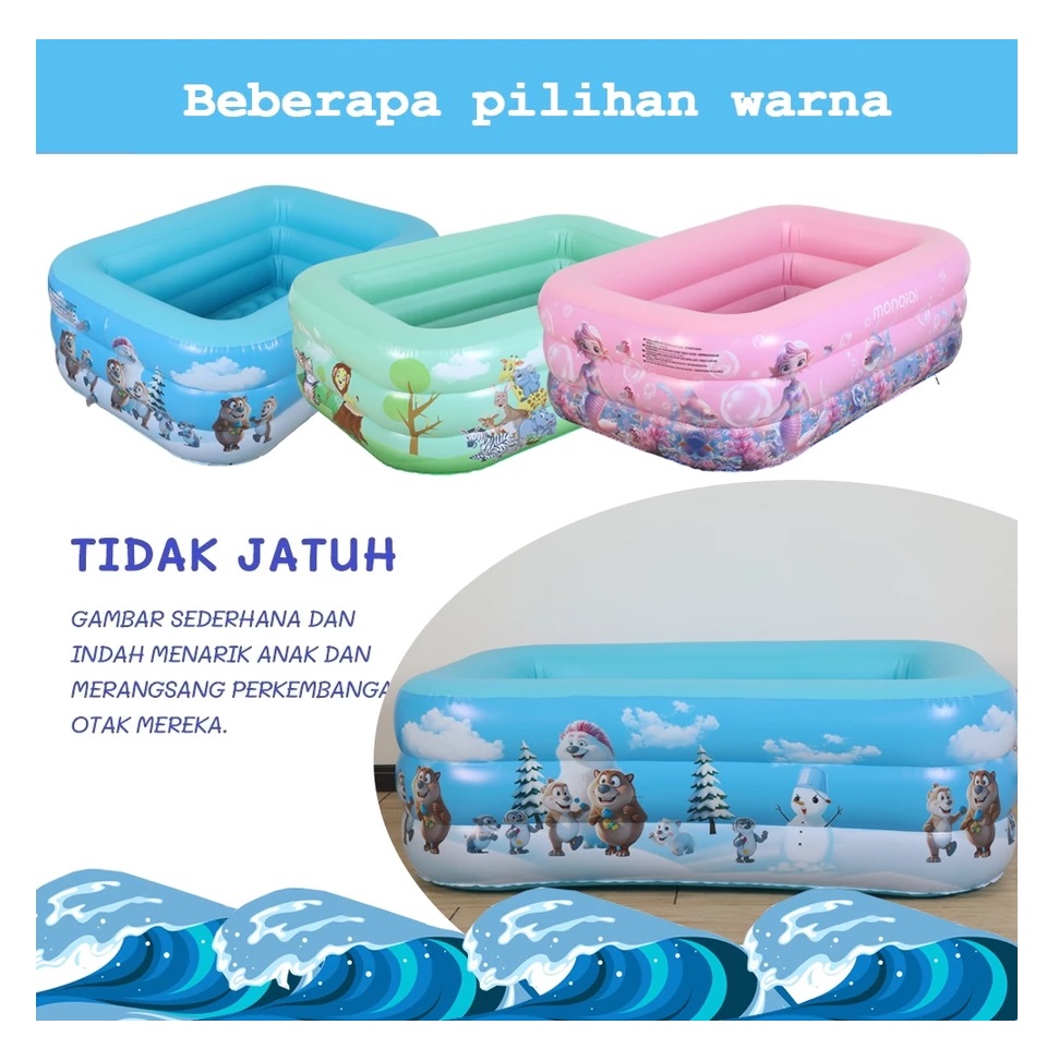 Monqiqi Kolam Renang Anak 150 cm 4
