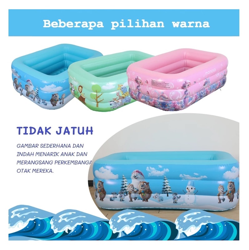Monqiqi Kolam Renang Anak 150 cm 4