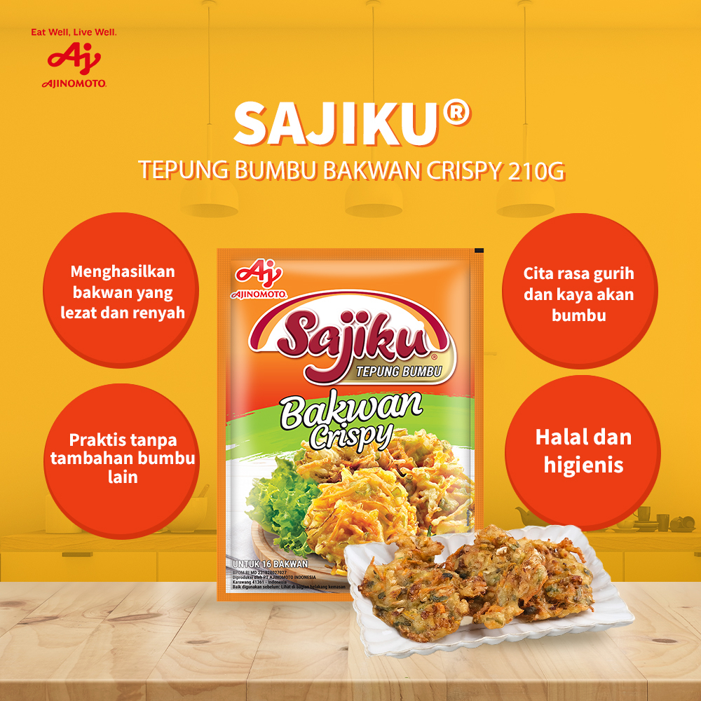 Ajinomoto Sajiku Tepung Bumbu Bakwan Crispy