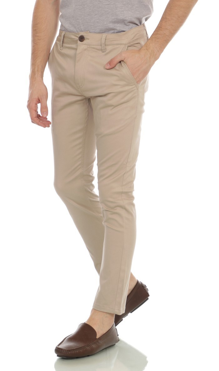 GM Textile Cottonology Celana Chino Panjang Pria Cream
