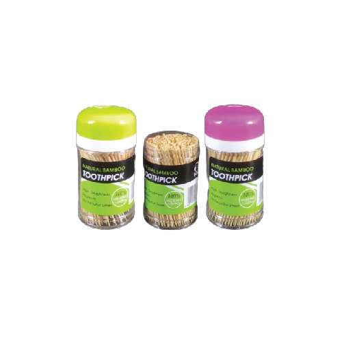 Natural Bamboo Toothpick (Pot)