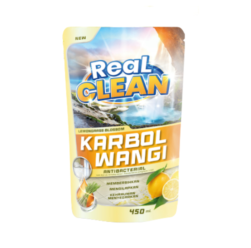 Real Clean Karbol Wangi Lemongrass Blossom 1