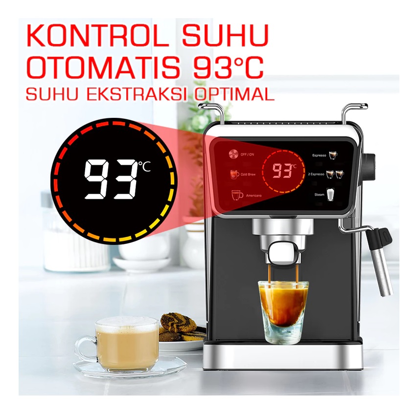 LAHOME 5 in 1 Cold/Hot Brew Espresso Coffee Maker Machine 4