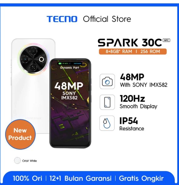 TECNO Mobile TECNO SPARK 30C (8+8/256GB)