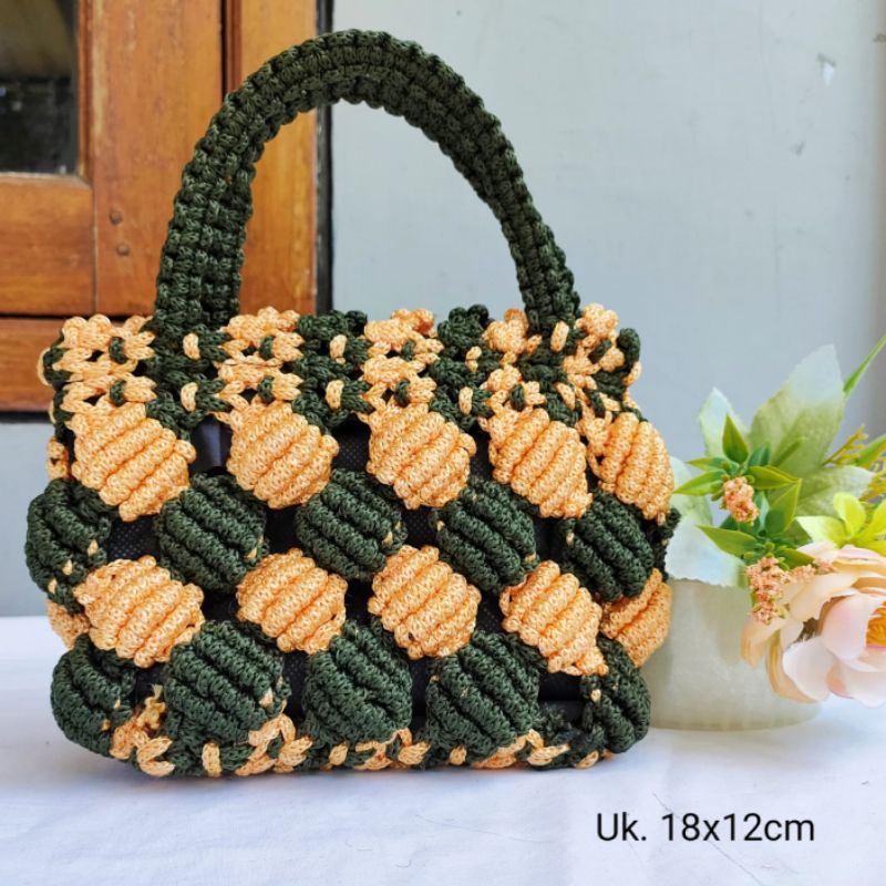 Rajut Lynelle Rajut Lynelle Dompet Jumbo Tali Kur