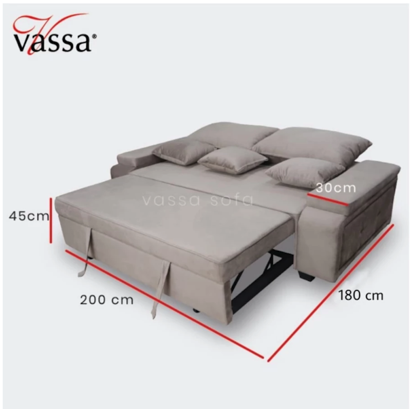 Vassa Lucy Sofa Bed 3