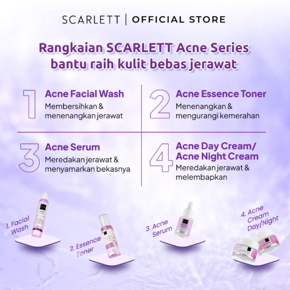 Opto Lingkar Sejahtera Scarlett Whitening Acne Series Package