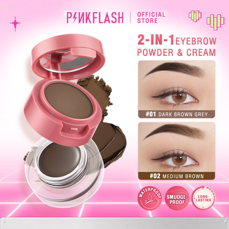 PINKFLASH Duo Effect Eyebrow Kit