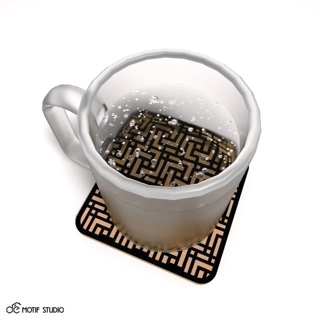  Demotif Studio Coaster Cubism