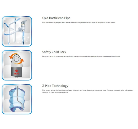 Sanken Argadwija Sanken Dispenser Galon Bawah  HWD-C520IC