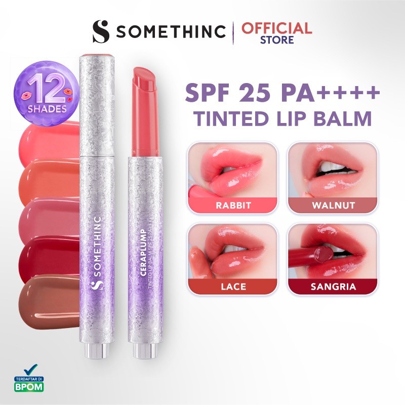 Royal Pesona Indonesia SOMETHINC Ceraplump Tinted Lip Balm SPF 25 PA++++ 02 Sorbet