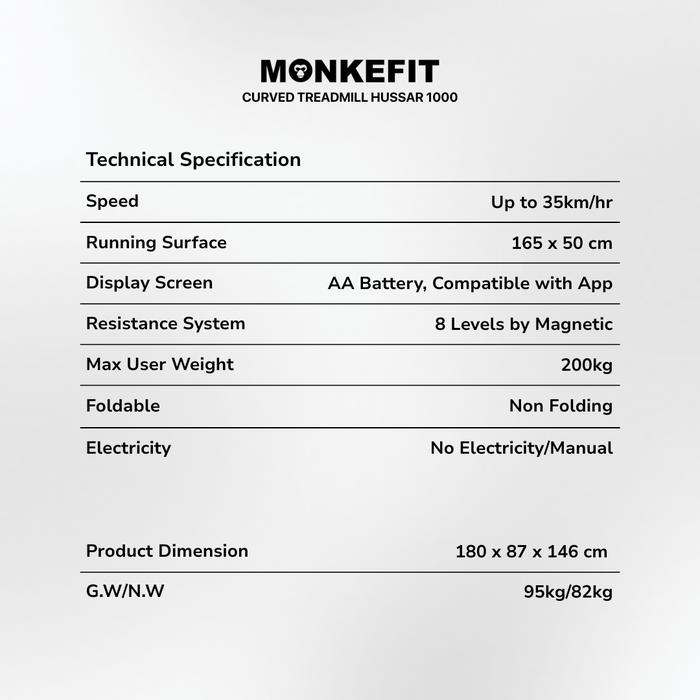 Monkefit Curve Treadmill 4