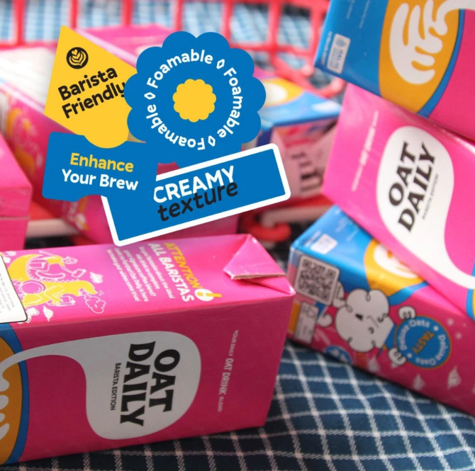 Susu Alternatif Nusantara Oat Daily Barista Edition