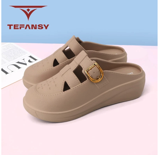  Tefansy Sandal Wedges Jelly Wanita