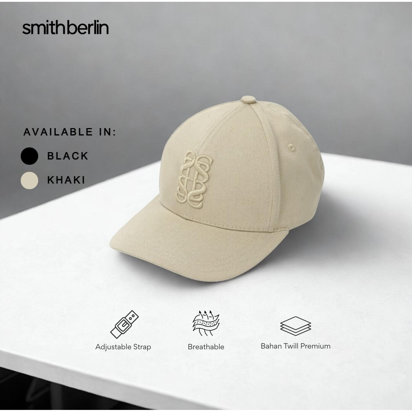 Smithindo Mitra Mandiri Smith Berlin Topi Baseball Pria Motif Bordir Brad 