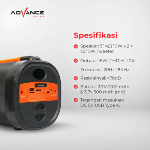 Advance Digitals Advance Portable Speaker KS-613